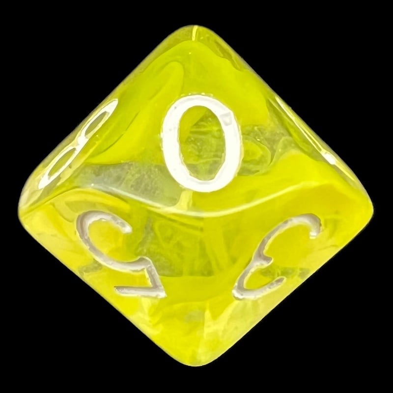 HALF PRICE CLEARANCE Role 4 Initiative Diffusion Ochre D10 Dice