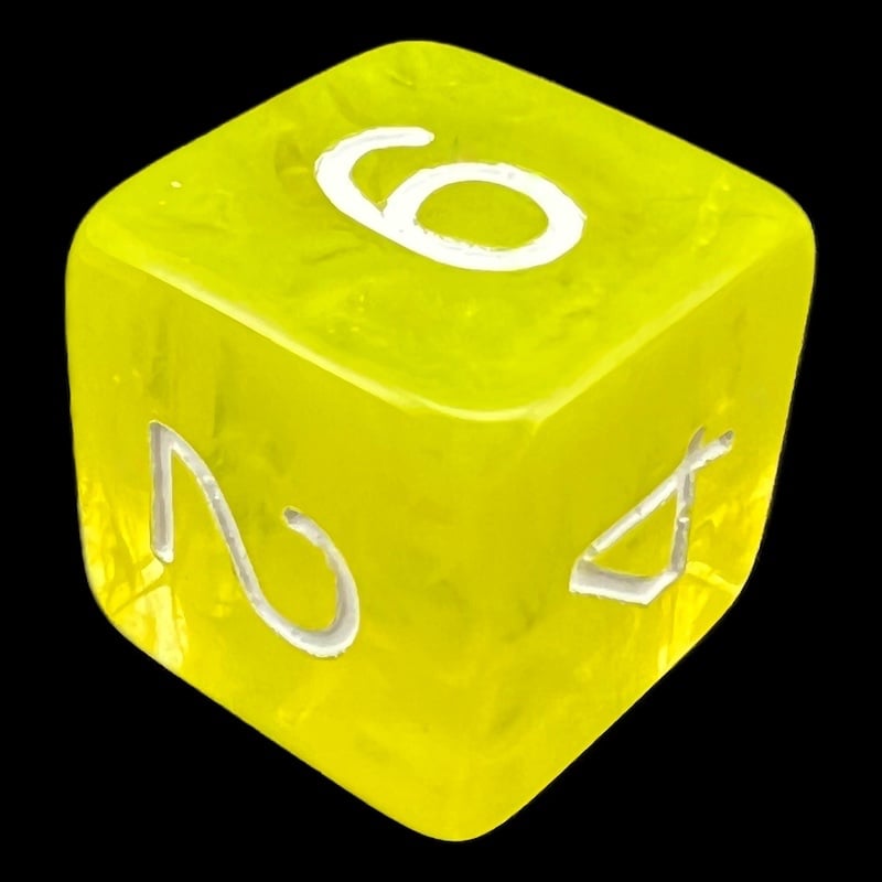 HALF PRICE CLEARANCE Role 4 Initiative Diffusion Ochre D6 Dice