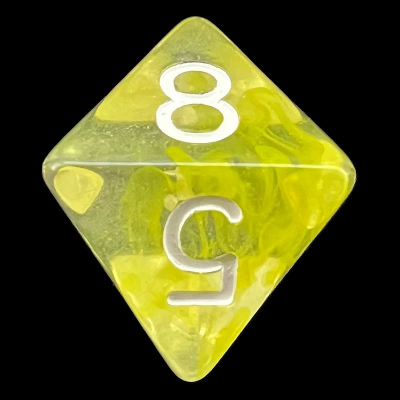 HALF PRICE CLEARANCE Role 4 Initiative Diffusion Ochre D8 Dice