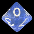 Role 4 Initiative Diffusion Sapphire D10 Dice