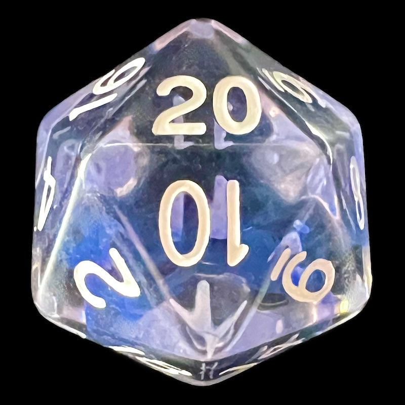 Role 4 Initiative Diffusion Sapphire D20 Dice