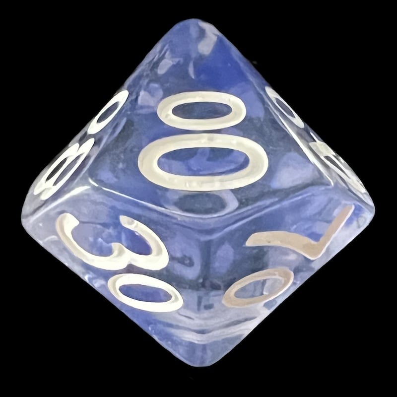 Role 4 Initiative Diffusion Sapphire Percentile Dice