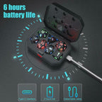 HALF PRICE TDSO Rechargeable Flashing LED 7 Dice Polyset With Charging Case