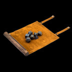 TDSO Faux Leather Dice Roll & Play-Mat - Brown