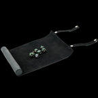 TDSO Faux Leather Dice Roll & Play-Mat - Black