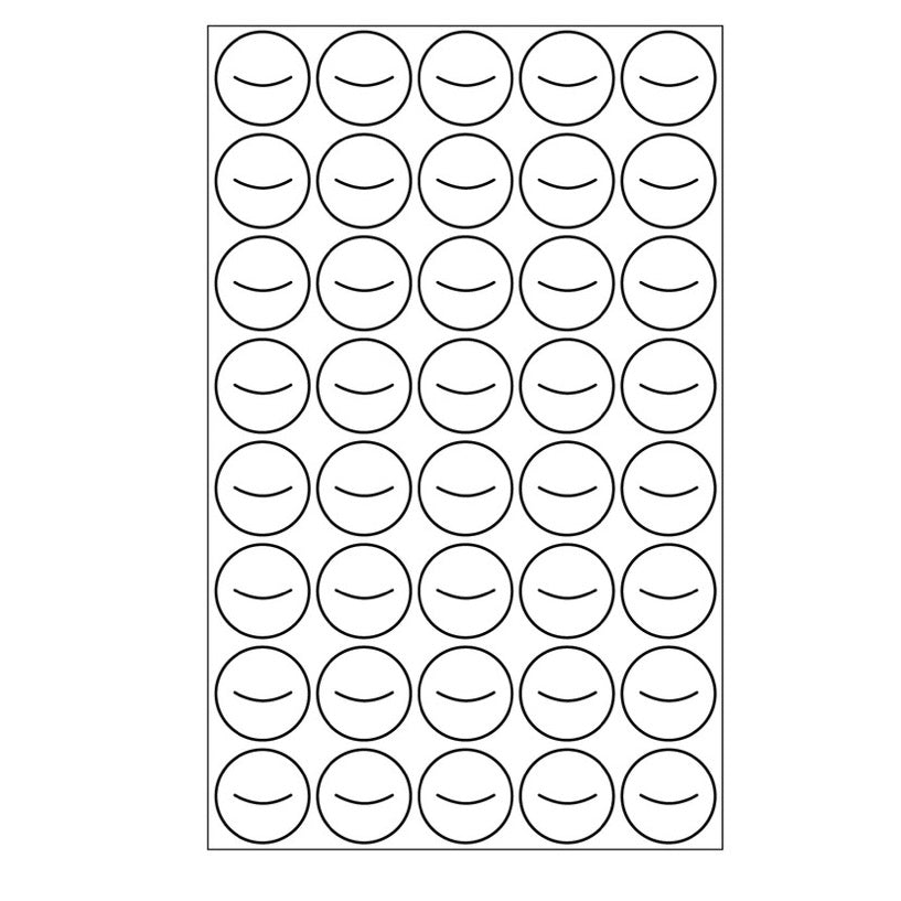 ArcKnight Flat Plastic Miniatures - Standard Round Extra Bases x40