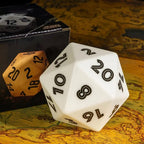 TDSO Rechargeable Flashing LED MASSIVE 86mm D20 Dice