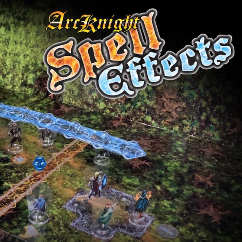 ArcKnight Flat Plastic Miniatures - PF Spell Effects