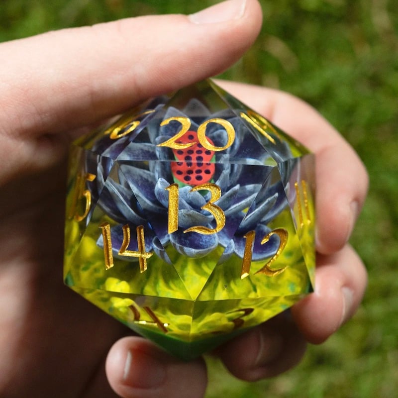 Magic The Gathering Black Lotus Spindown / Countdown 54mm MASSIVE D20 Dice
