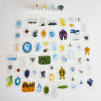 ArcKnight Flat Plastic Miniatures - Spell Minis - 62 Minis