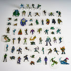 ArcKnight Flat Plastic Miniatures - Supers - 62 Minis