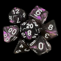 TDSO Aurora Dark Moon 7 Dice Polyset LTD EDITION