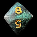 TDSO Aurora Emerald D8 Dice