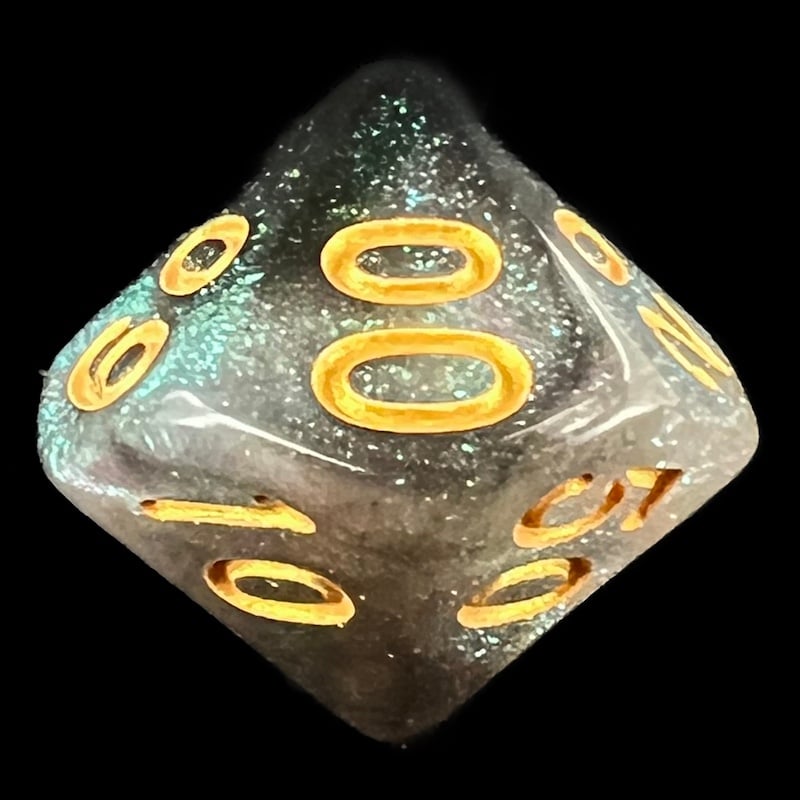 TDSO Aurora Emerald Percentile Dice