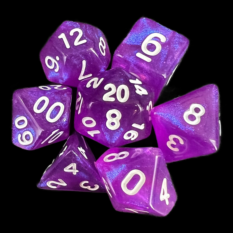 TDSO Aurora Fairy God 7 Dice Polyset LTD EDITION