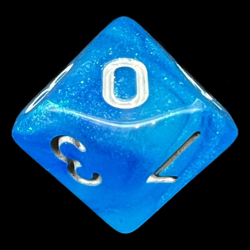 TDSO Aurora Mermaids Tear D10 Dice