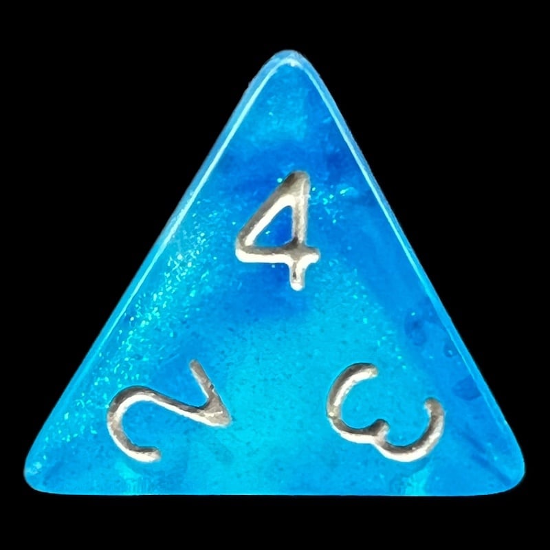 TDSO Aurora Mermaids Tear D4 Dice