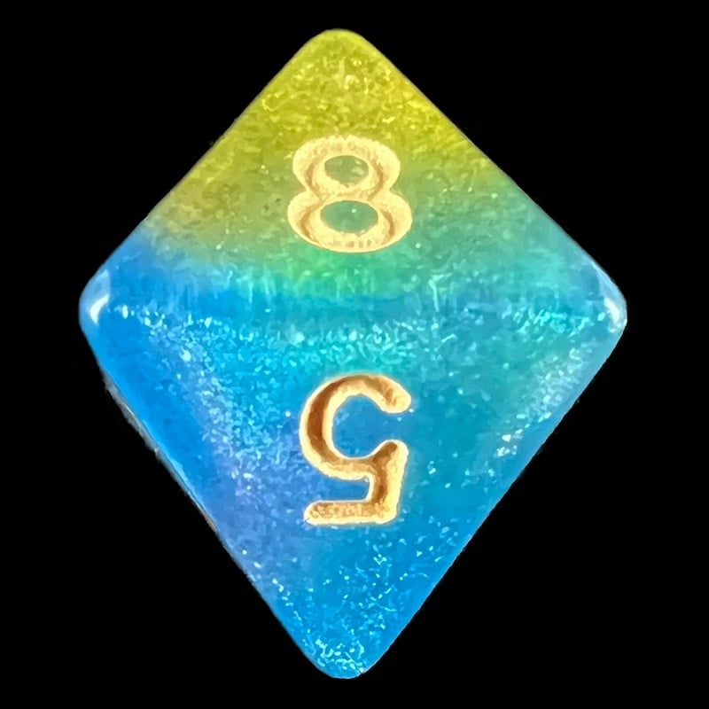 HALF PRICE CLEARANCE TDSO Aurora Phoenix Tear D8 Dice