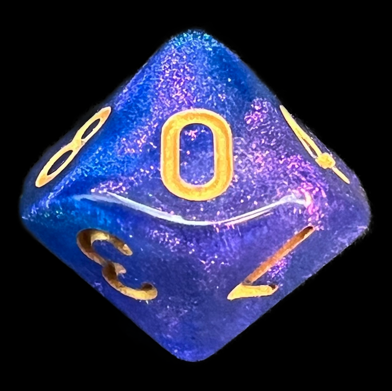 TDSO Aurora Secret Stars D10 Dice