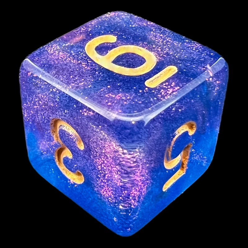 TDSO Aurora Secret Stars D6 Dice