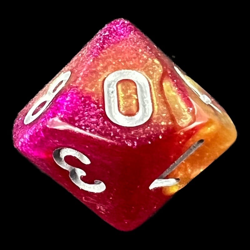 TDSO Aurora Solar Flare D10 Dice