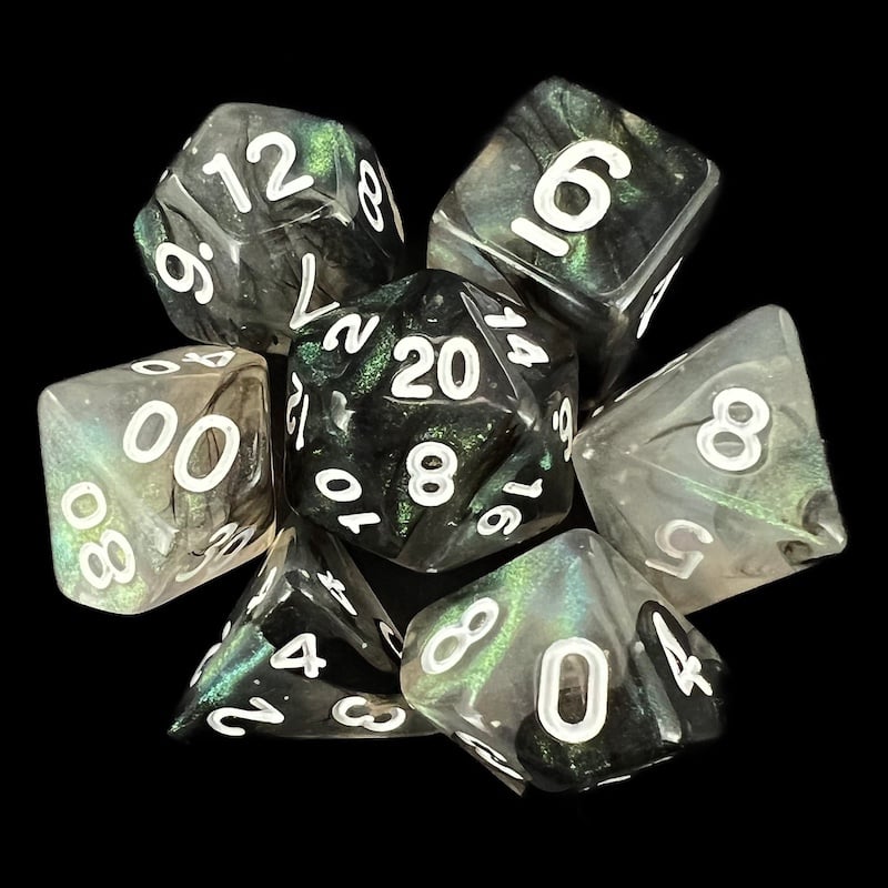 TDSO Aurora Stellar Explosion 7 Dice Polyset