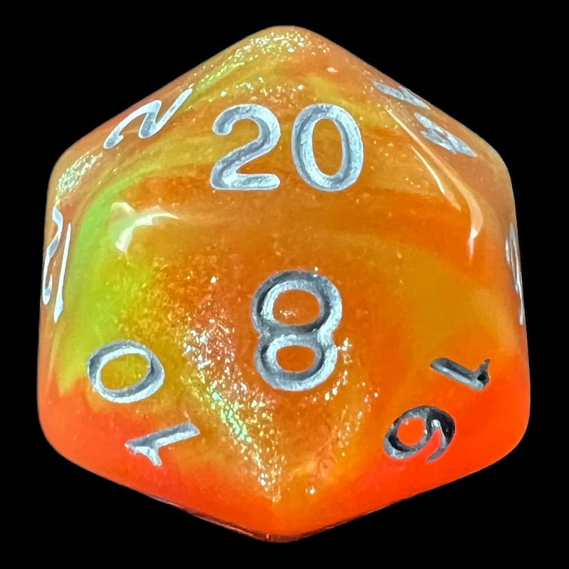 TDSO Aurora Summer D20 Dice