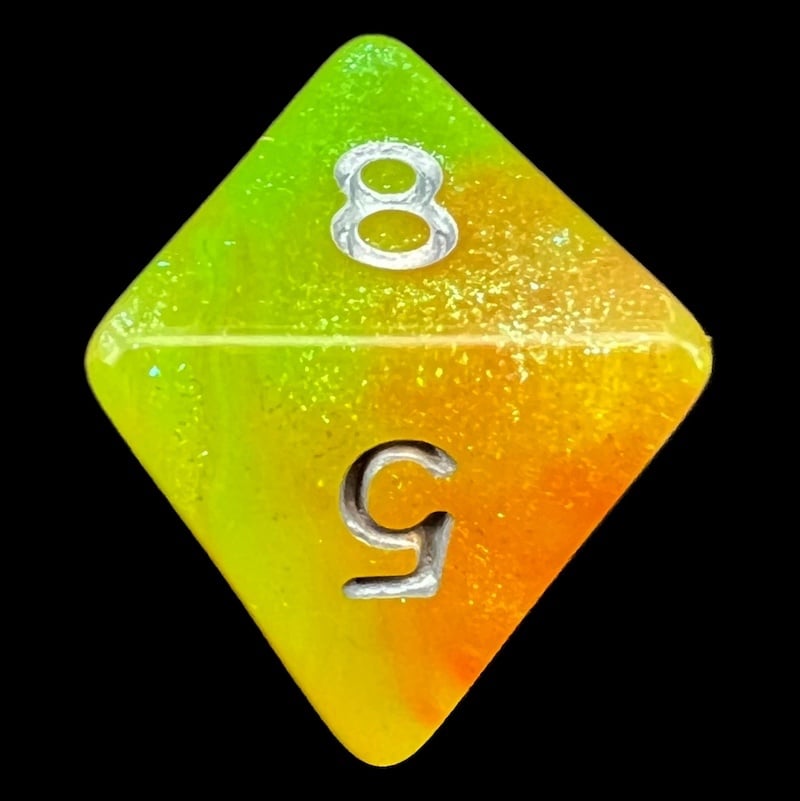 TDSO Aurora Summer D8 Dice