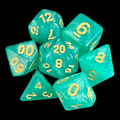 TDSO Aurora Verdigris 7 Dice Polyset LTD EDITION