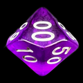 TDSO Bright Gem Amethyst Percentile Dice