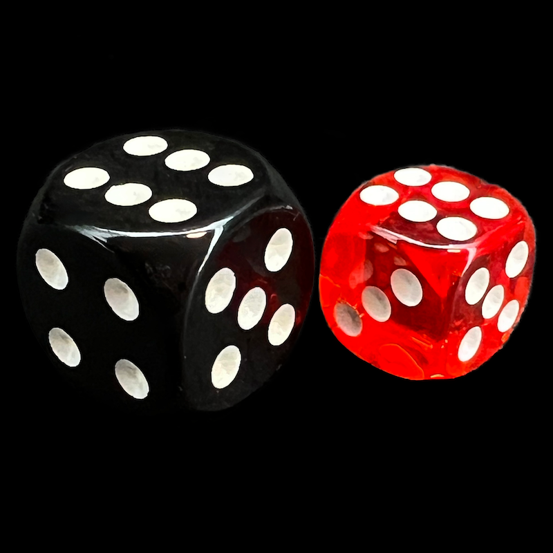 TDSO Bright Gem Ruby 36 x D6 Dice Set