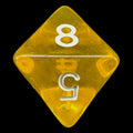 TDSO Bright Gem Topaz D8 Dice