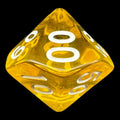 TDSO Bright Gem Topaz Percentile Dice
