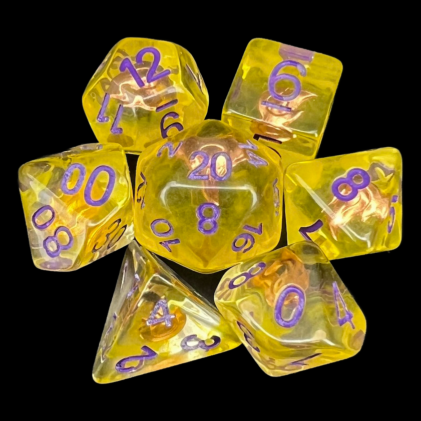 TDSO Character Class Sorcerer - Fireball 7 Dice Polyset