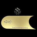 HALF PRICE CLEARANCE TDSO Charge 3" Measure for 40mm Base -  Gold MDF with Felt Base