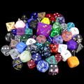 HALF PRICE CLEARANCE  BIG 0.5 lbs Bag of Dice - NEW MIX