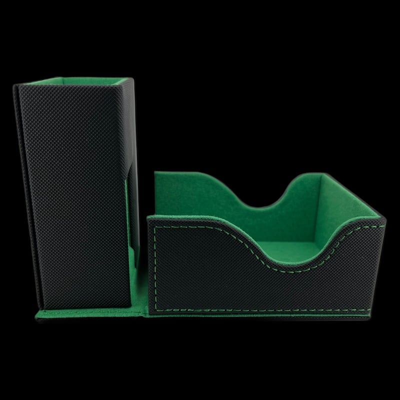 TDSO Compact Folding Black & Green Dice Tower