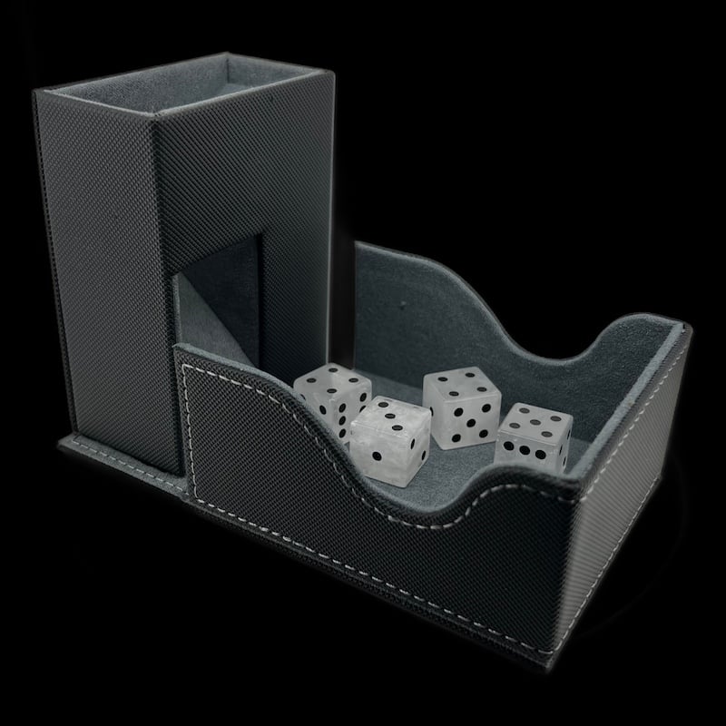 TDSO Compact Folding Black & Grey Dice Tower