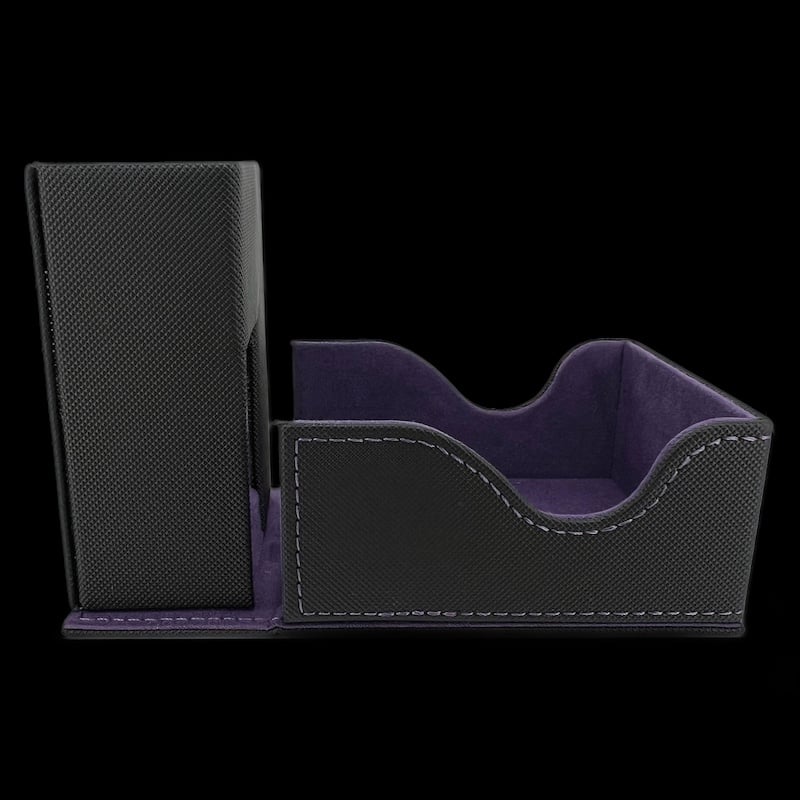 TDSO Compact Folding Black & Purple Dice Tower
