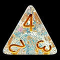 TDSO Confetti Paladins Star D4 Dice