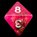 TDSO Confetti Pink & Silver D8 Dice