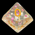 TDSO Confetti Princess Star D10 Dice