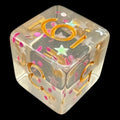 TDSO Confetti Princess Star D6 Dice