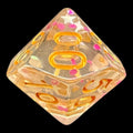 TDSO Confetti Princess Star Percentile Dice