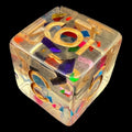 TDSO Confetti Rainbow & Gold D6 Dice