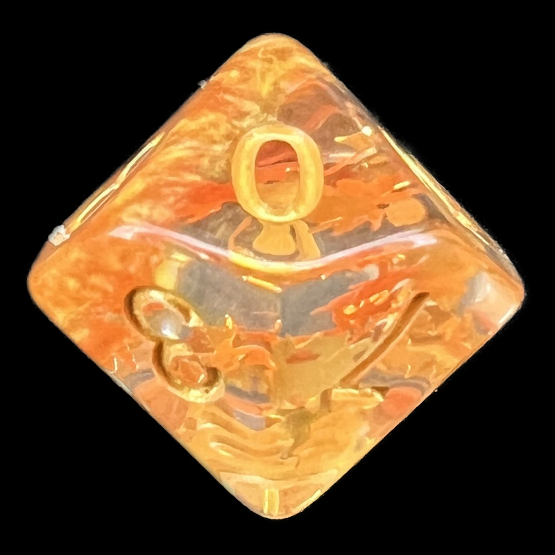 TDSO Confetti Seasons Autumn D10 Dice