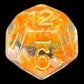 TDSO Confetti Seasons Autumn D12 Dice
