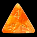 TDSO Confetti Seasons Autumn D4 Dice