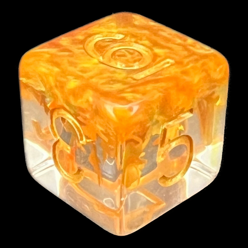 TDSO Confetti Seasons Autumn D6 Dice