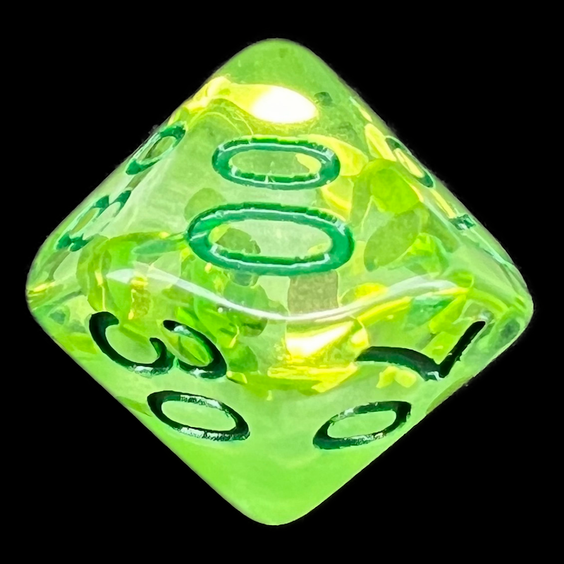 TDSO Confetti Seasons Spring Percentile Dice